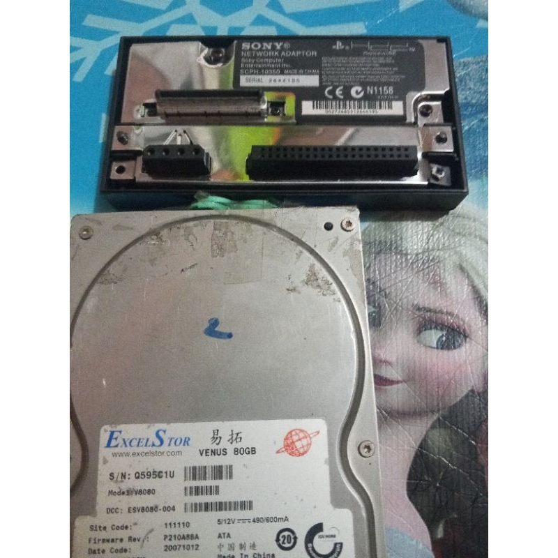 NA ps2 + Hardisk internal 80gb