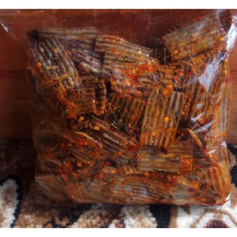 

Seblak kerupuk jengkol pedas daun jeruk isi 250gram
