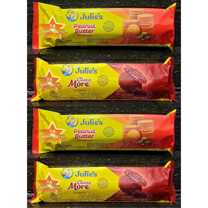 

JULIE'S CHOCO MORE SANDWICH/ PEANUT BUTTER SANDWICH/JULIES COKLAT/COKELAT/ JULIE'S/JULIES KACANG/JULIES PEANUT BUTTER