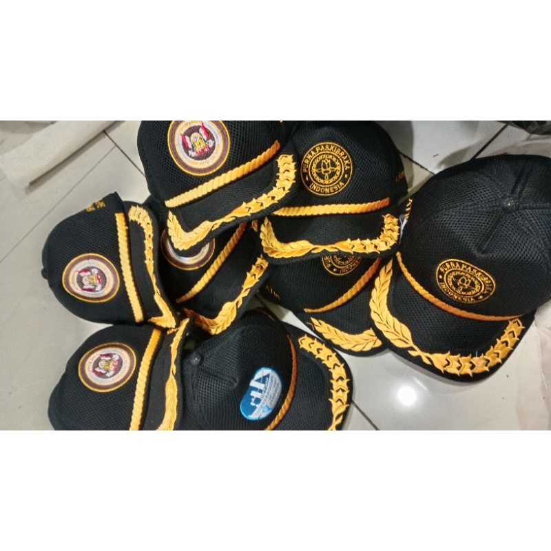 Topi Paskibra Pramuka Custom Bordir satuan