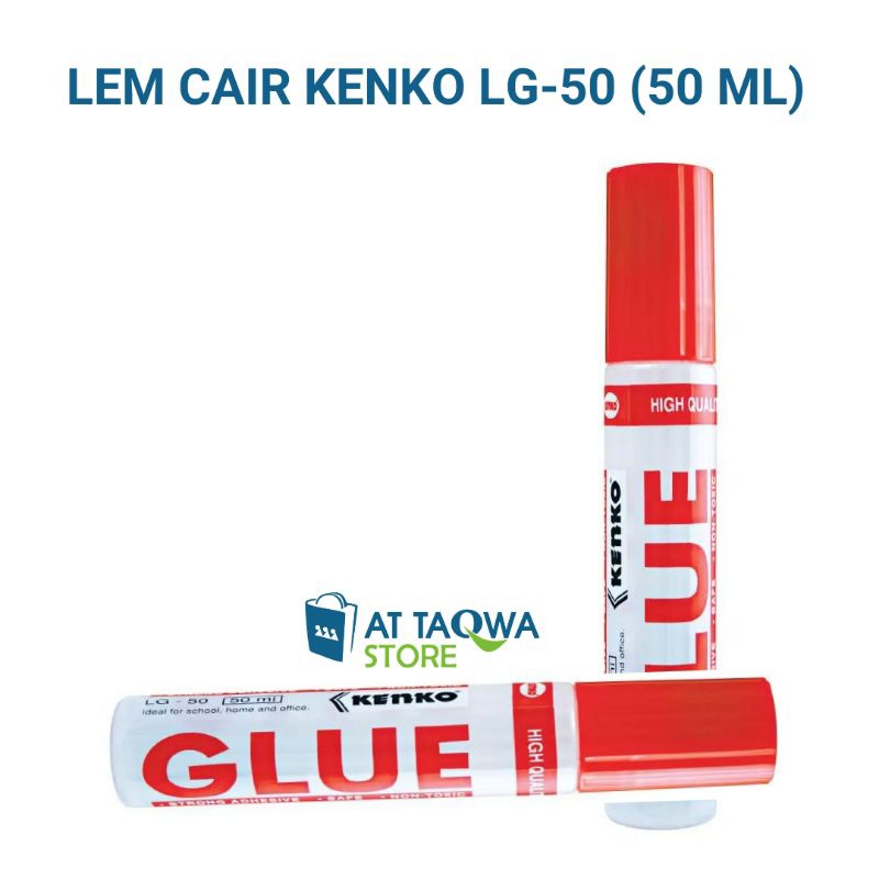 

Lem Cair KENKO LG-50 (50ML) Liquid Glue Lem Kertas