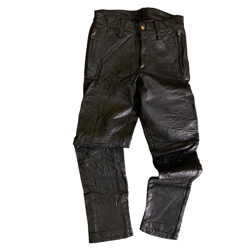 vintage 80s hysteric glamour leather pants