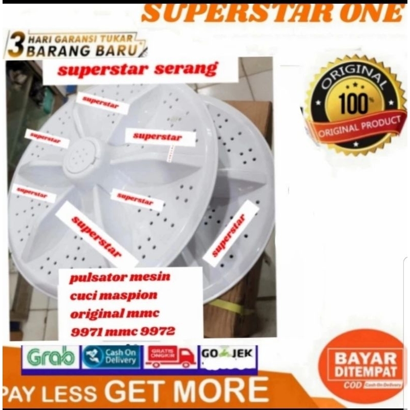 pulsator Mesin Cuci maspion mmc 9971/mmc9972/mmc9973 pulsator maspion mmc 9972/mmc9973