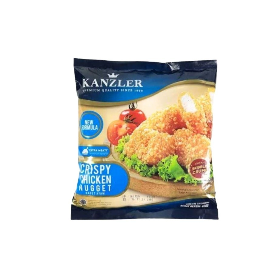

Kanzler Crispy Chicken Nugget / Nugget Ayam / Naget Ayam Krispi 450gr - 450GR 1PCS