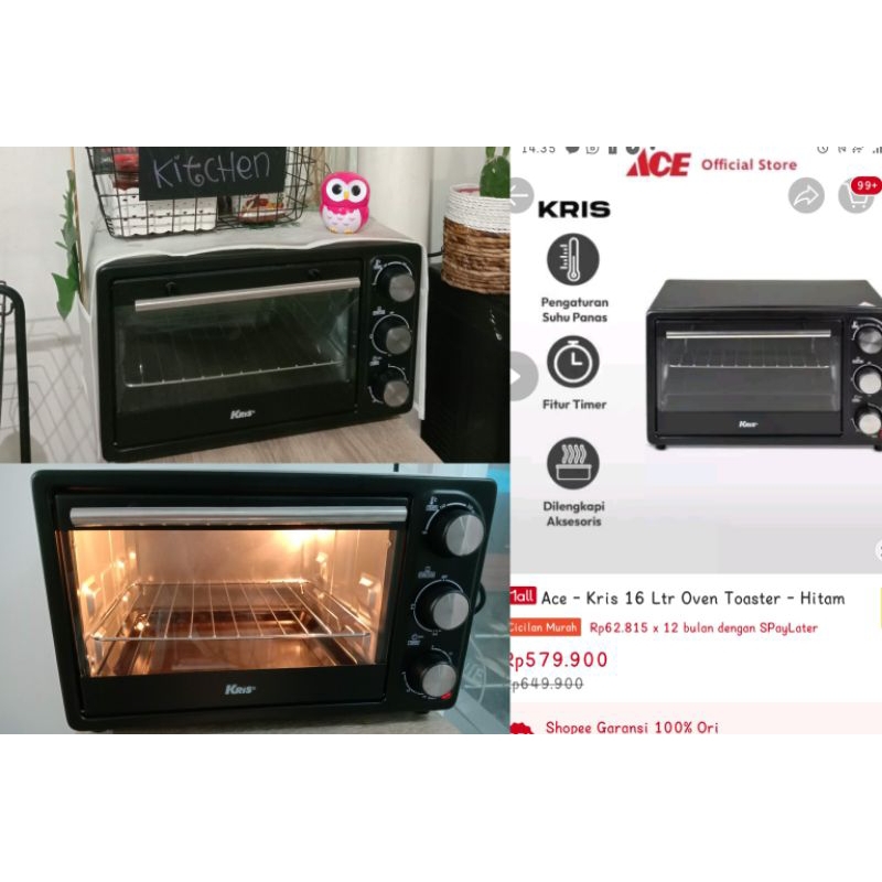 preloved oven kris 16L ace hardware