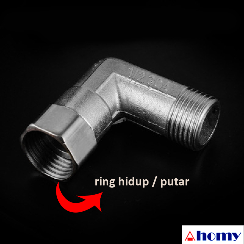 fc knee chrome ½” 304 1DL 1DD (H) KD2052