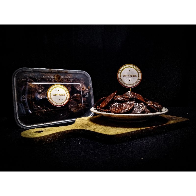 

Keripik pisang coklat lumer