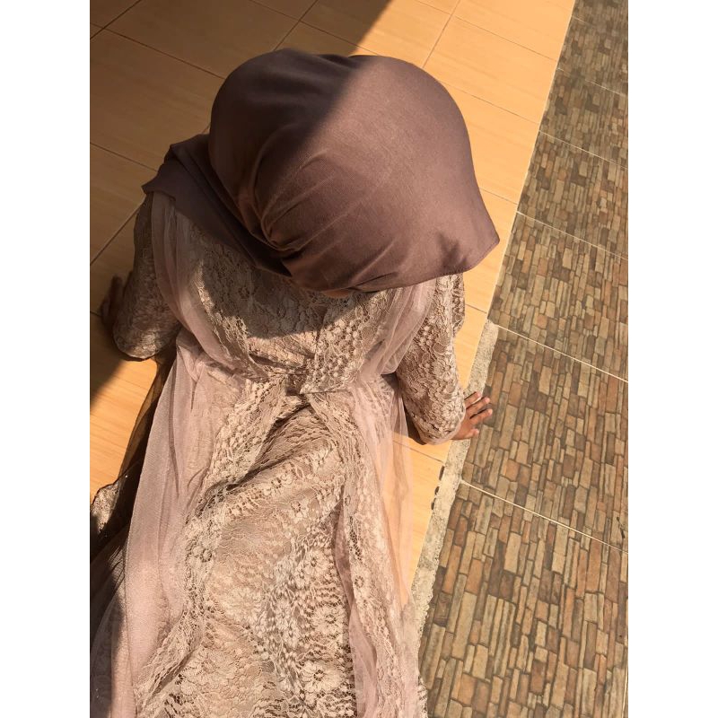 Dress Muslimah Brukat (graduation, kondangan dll)