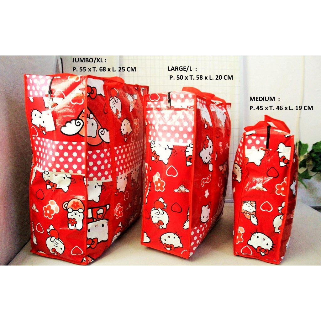Toke One - Tas Laundry Tas Baju Plastik Terpal Tas baju Jumbo Tas Travel Lipat Tas berkas Printing