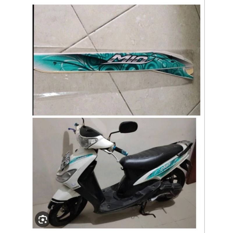 Striping Stiker Yamaha Mio Sporty 2011 Putih
