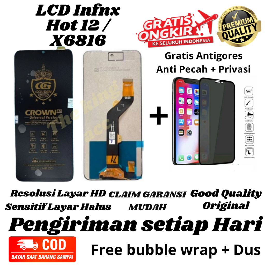 Lcd Touchscreen Infinix Note 12i Full Set / Lcd Infinix  Note 12i Original Full Set