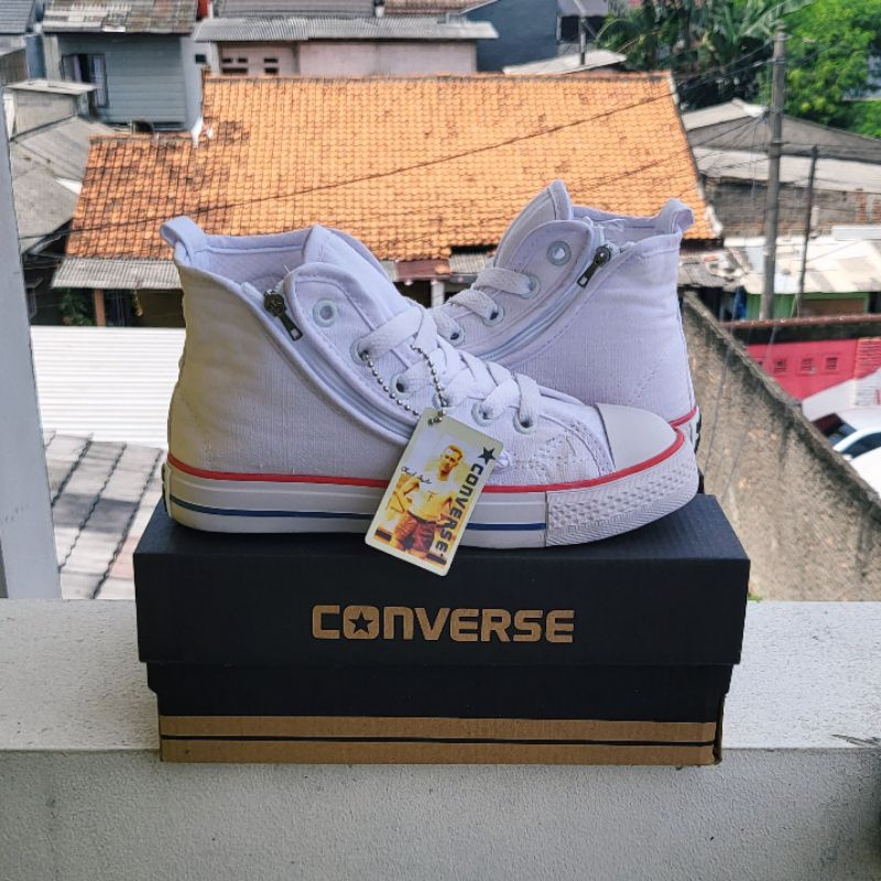 sepatu converse anak model zipper sleting terbaru sneaker anak cowok cewek grade original premium