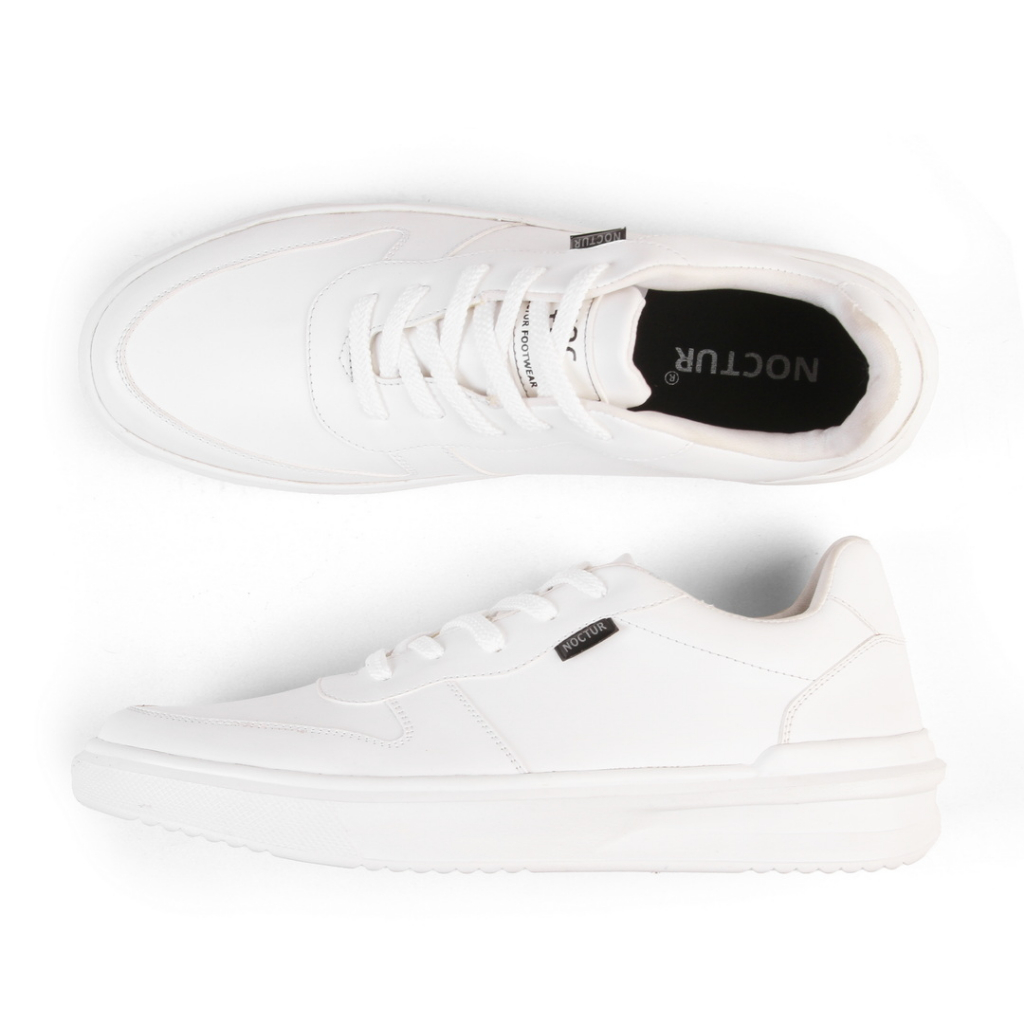 NOCTUR - Nicholas Full white - Sepatu Pria Putih R-006