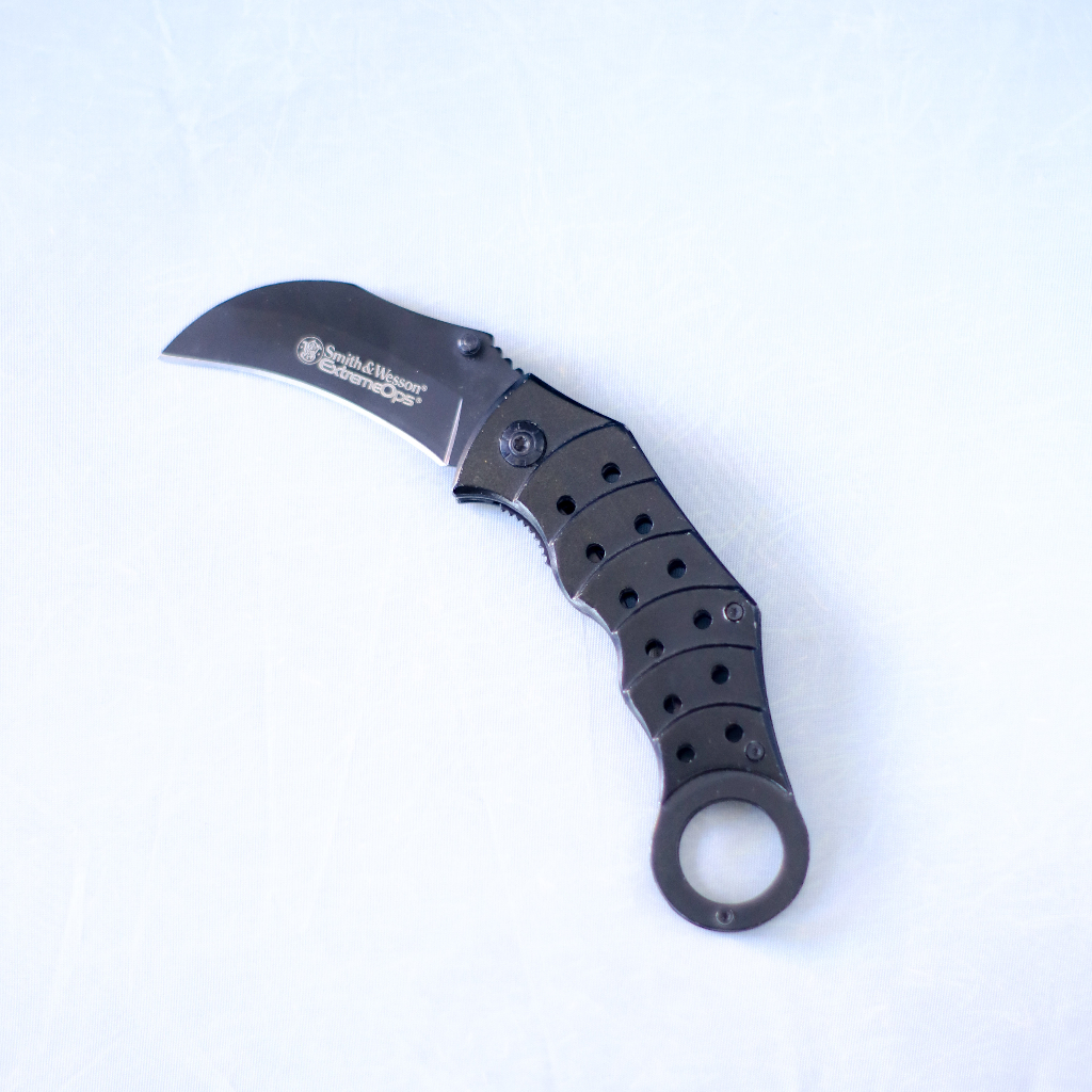 Pisau Outdoor Karambit Smith & Wesson Extreme Ops P197