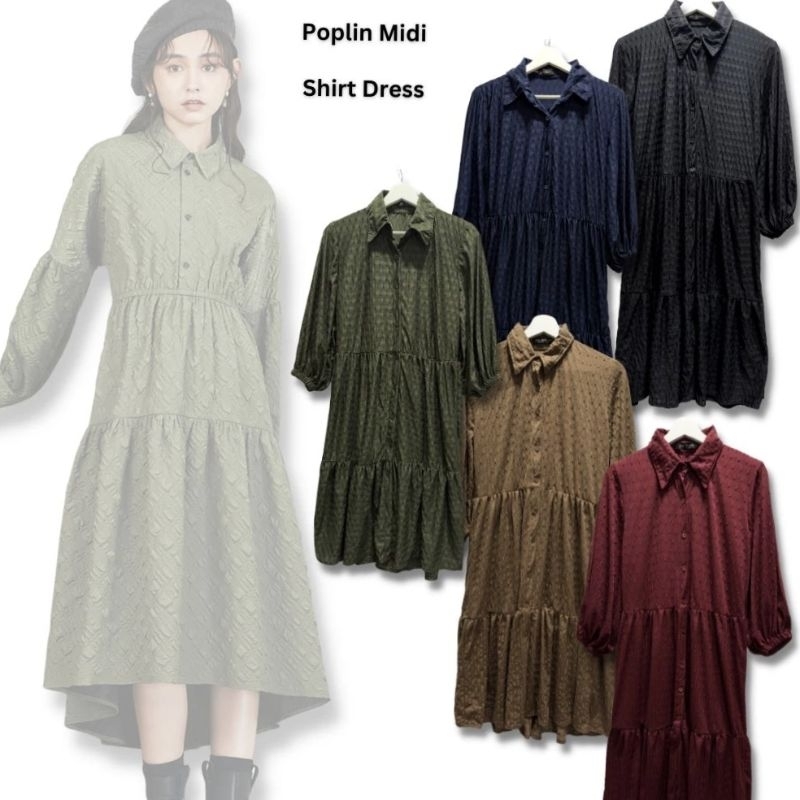 ZR Dress Midi Poplin