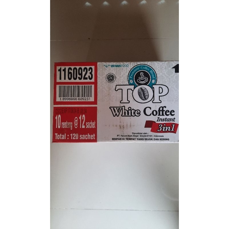 

TOP WHITE COFFE 1 KARTON