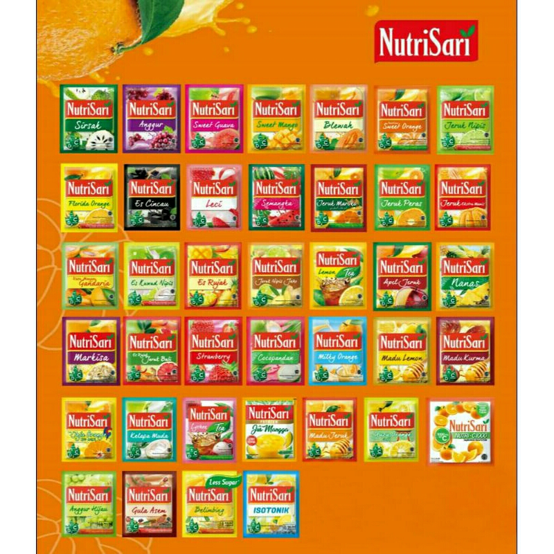 

Nutrisari Murah All Variant (harga per renteng)