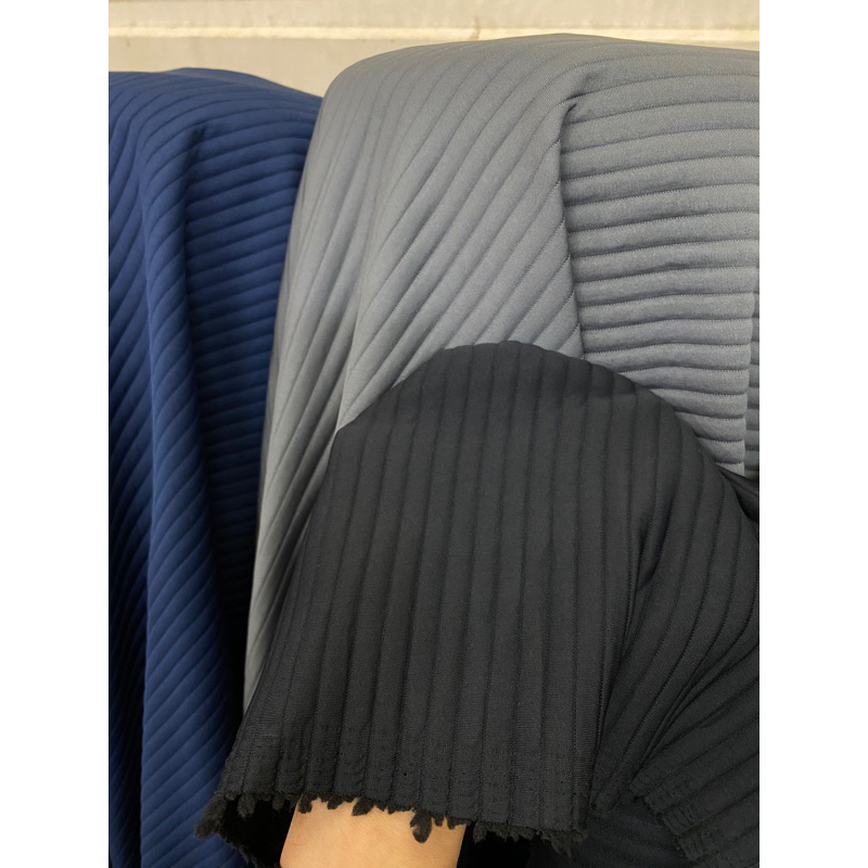 kain embos knit tebal