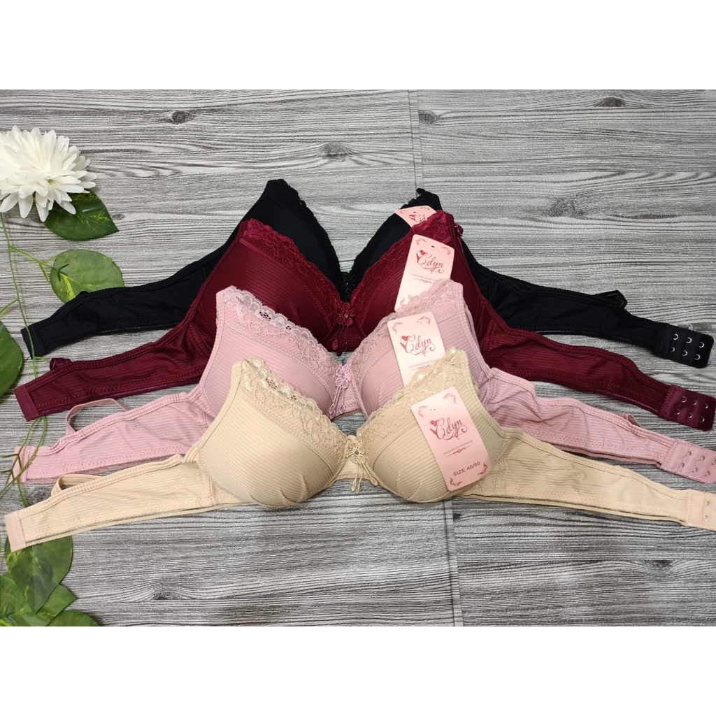 BH BRA WANITA DEWASA | BH RENDA IMPORT | BH CUP A | Tanpa Kawat | Busa Tebal | Size 34-36-38-40 | Pe