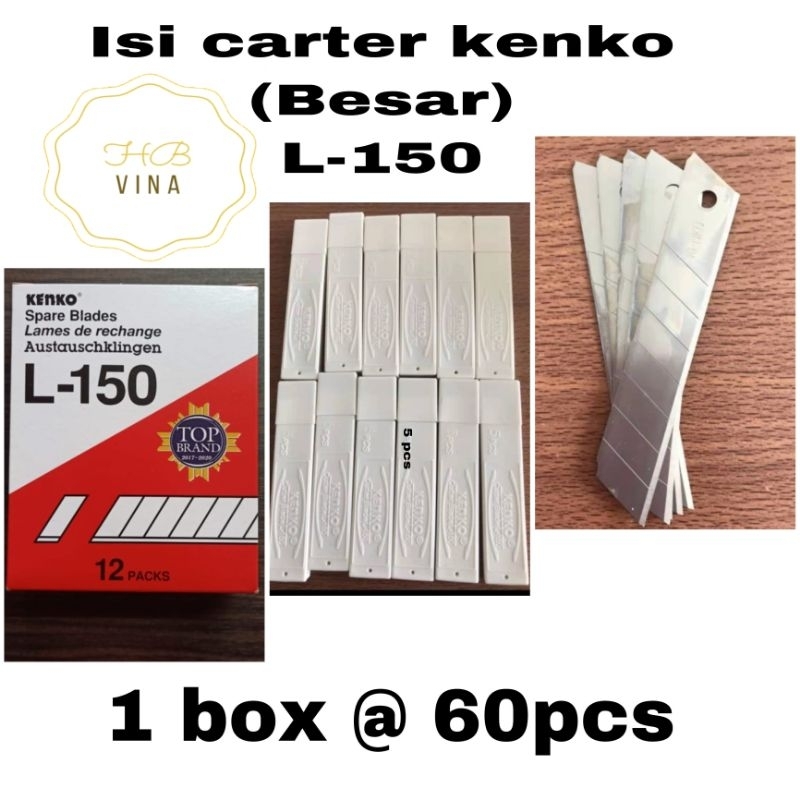 

isi cutter kenko L150 / isi refill cater besar / box