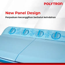 MESIN CUCI POLYTRON PWM7073 / MESIN CUCI POLYTRON 7 KG / MESIN CUCI 2 TABUNG / POLYTRON PRIMADONA SA