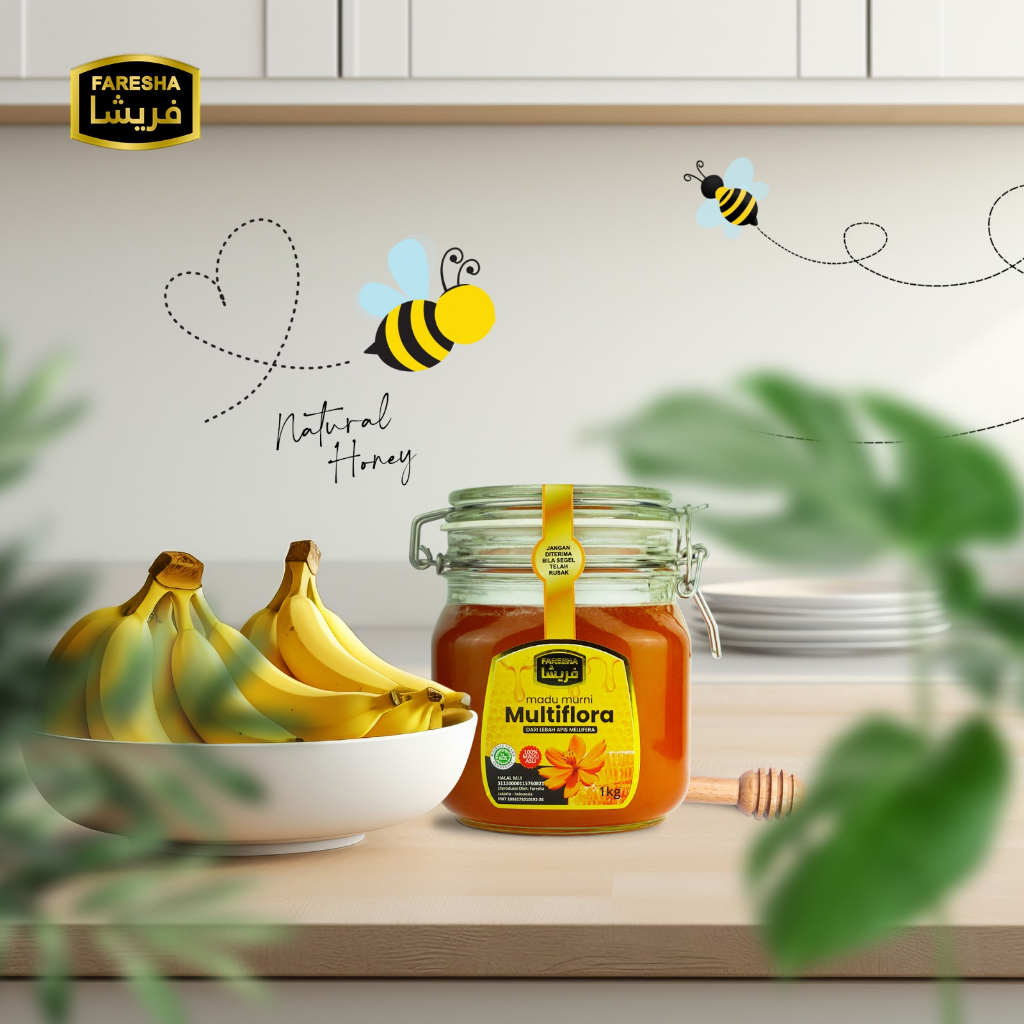 

Madu Murni Asli 1kg Nektar Multiflora Java 100% Pure Raw Honey