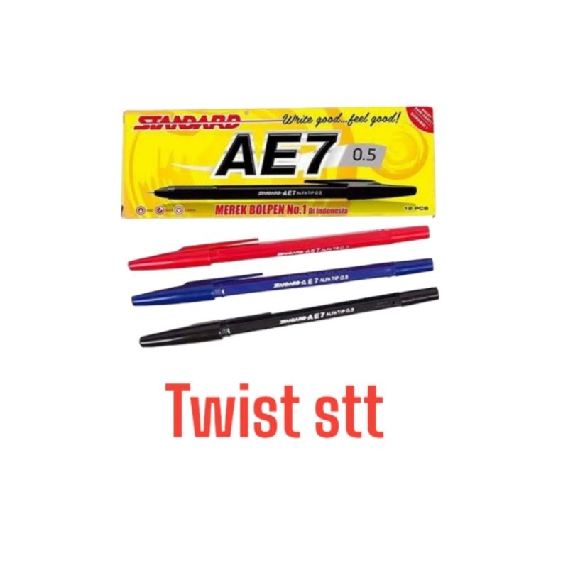 

Pulpen / bolpoint / pena standard ae7 (perpcs)