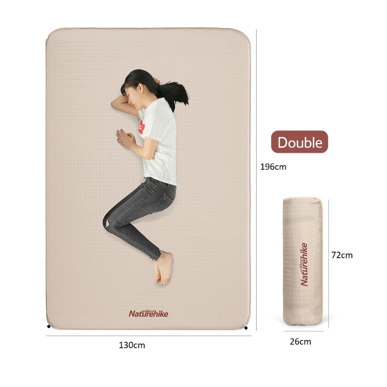 Matras double Naturehike NH20DZ002 2P square sleeeping pad selfinflate