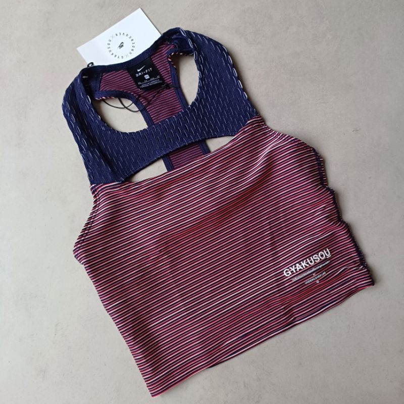 Nike Lab Gyakusou Knit Top Womens Blackened Blue University Red