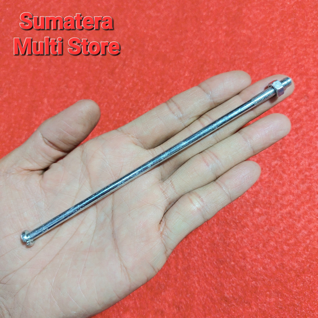 Baut M5 x 150 mm - Baut 8 Panjang 15 cm Kepala Obeng Bunga - Baut Dinamo
