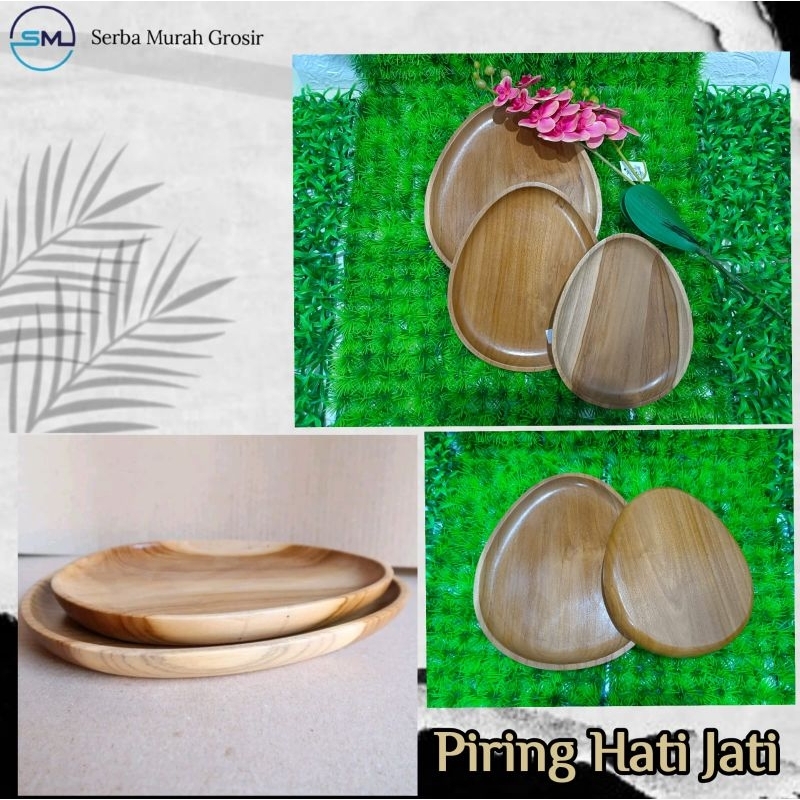 Nampan Oval/Nampan Oval Mini/Piring bentuk Oval/Piring bentuk telur/Piring kayu Oval/Piring kayu tel