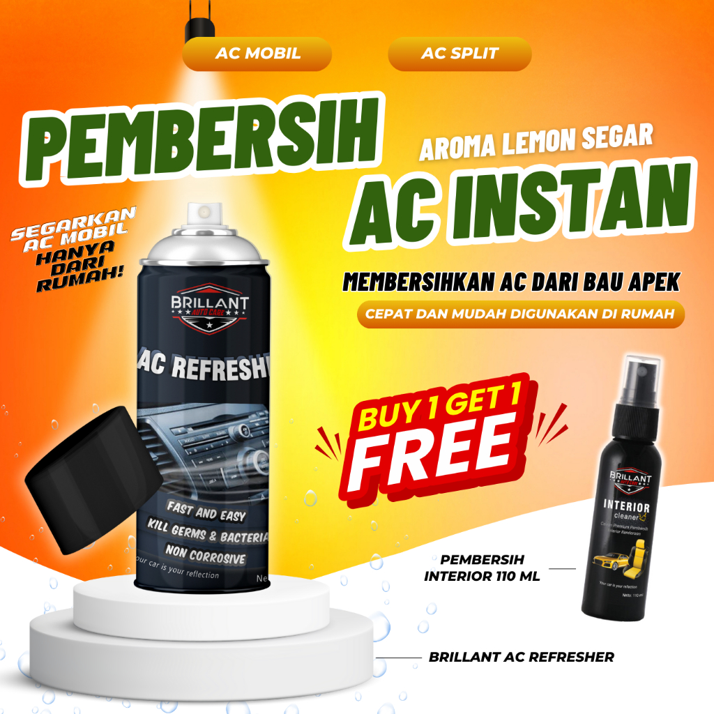Pembersih AC Instan | Penyegar AC Mobil | Pengharum AC Mobil | Pembersih AC Mobil | AC Refresher | A