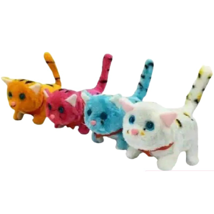 KUCING BERJALAN - BONEKA KUCING GERAK BERSUARA