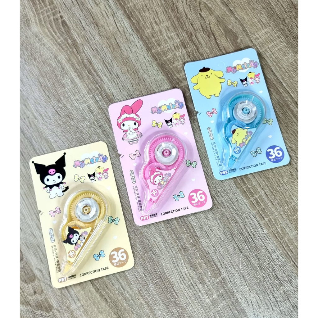 

CORRECTION TAPE LUCU TIP EX KERING ROLL UNIK IMUT COD TIP X KERTAS 36M