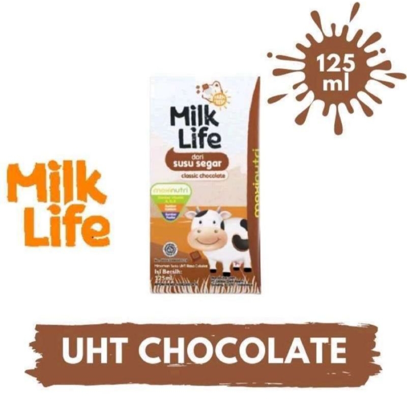 

Milk Life UHT (Bisa mix) 115ML Coklat 45pc/1Dus