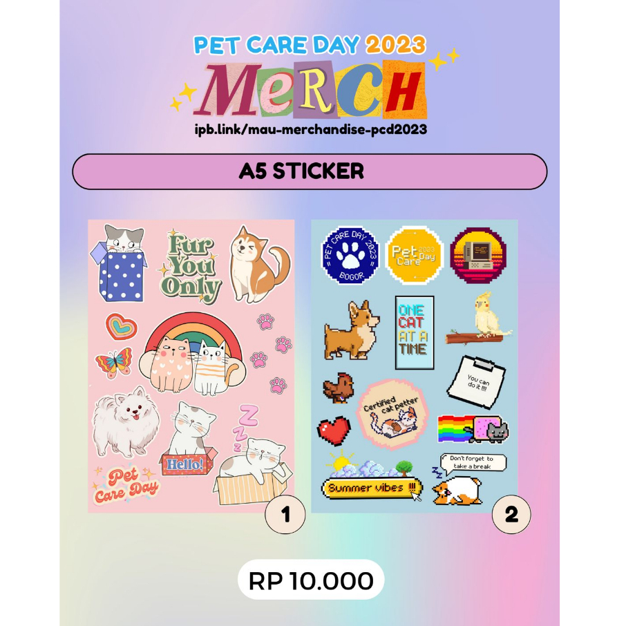 

Stiker Pet Care Day 2023