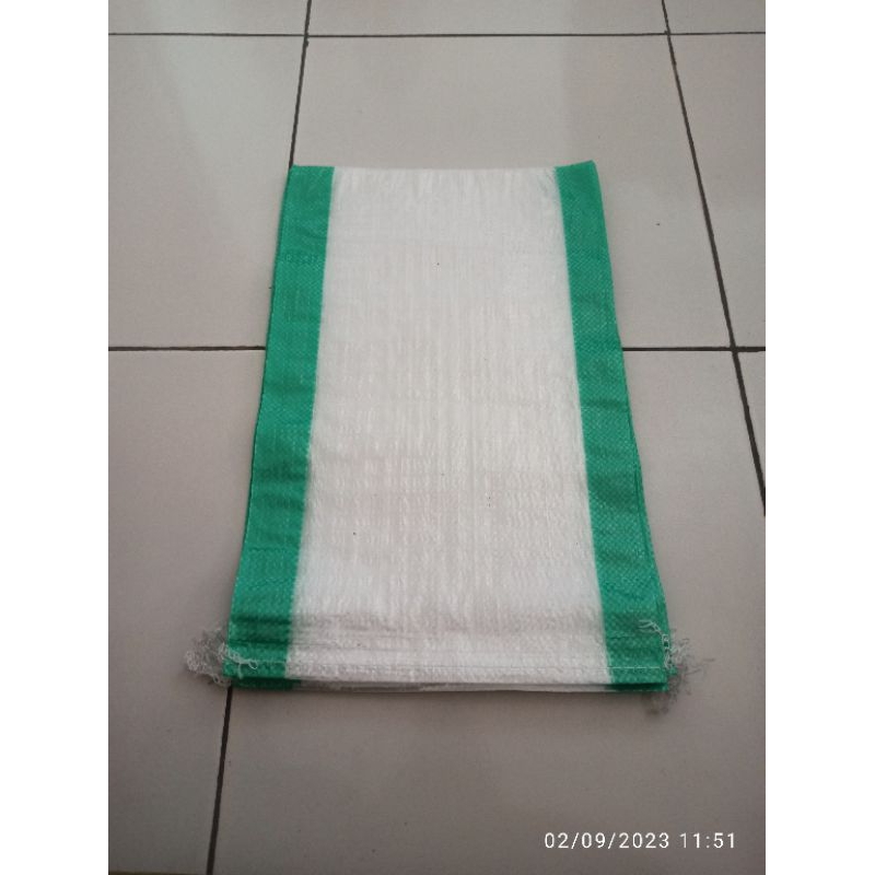 Karung beras 10kg polos ori (baru)