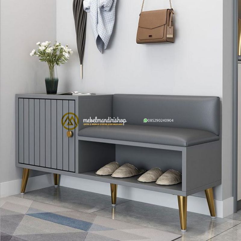 Sofa Bench Panjang Rak Sepatu Minimalis Jepara,Jual Sofa,Rak Sepatu