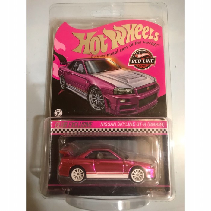 Hot Wheels RLC Nissan Skyline GT-R (BNR34) PINK RLC HotWheels