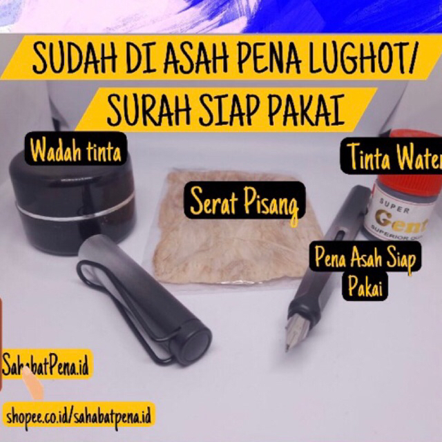 

PENA / PENA KHOT KALIGRAFI Kaligrafi Fountain Pen Tutul Pena Lugoh Kitab Pentul Logat Kalam Asahan 1 Paket Sudah Diasah Sepaket