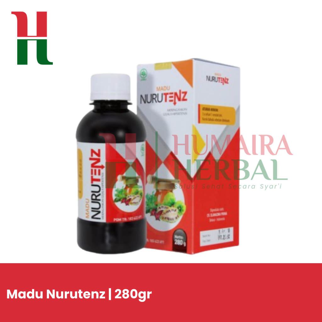 

Madu Nurutenz | Menurunkan Darah Tinggi | Dan Hipertensi | secara Efektif | 280 GR