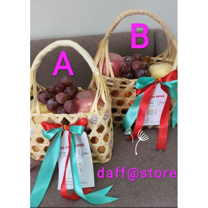 

Tas keranjang buah kemasan hampers packaging hadiah & souvenir