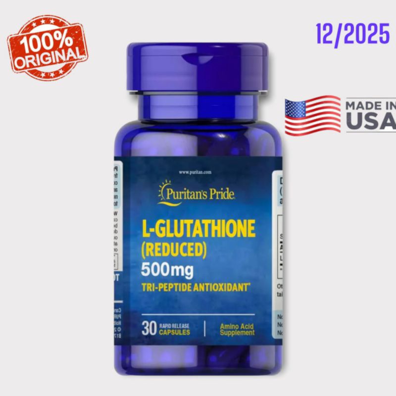 

Puritan L Glutathione 500 mg 30 capsules