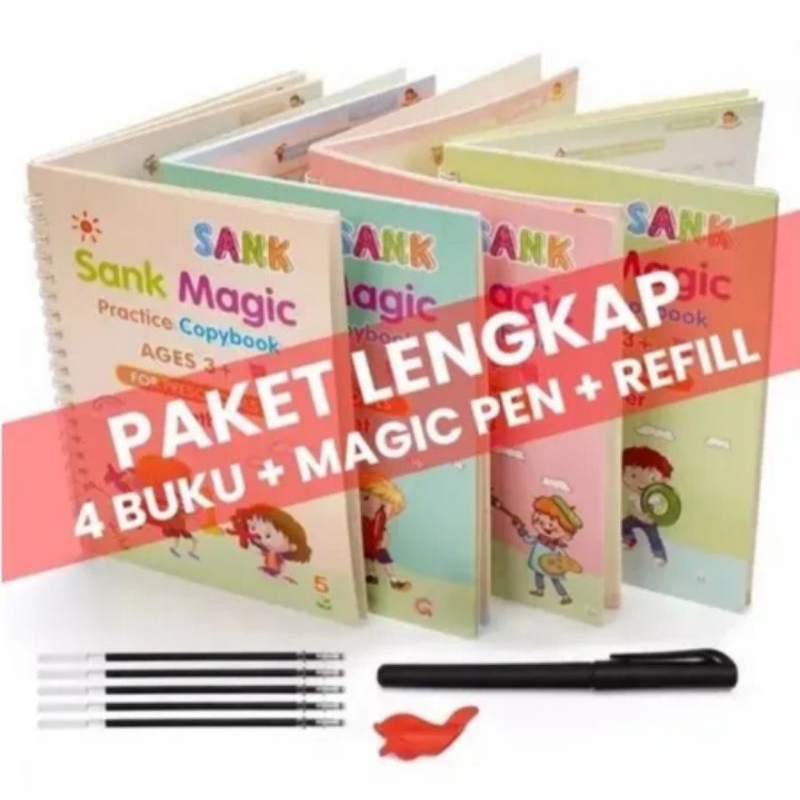 

Sank Magic Practice Book 1 Set Isi 4 Buku Dan Pulpen