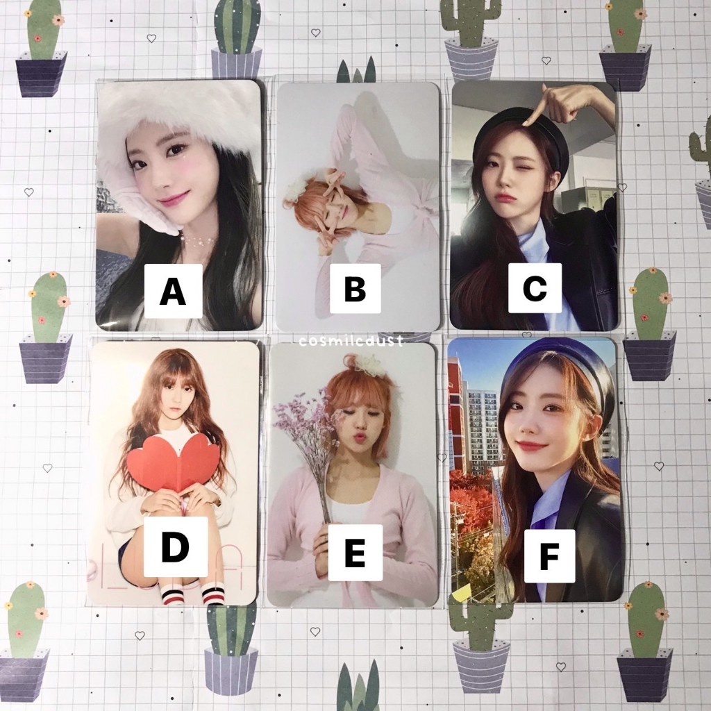 [cek dekripsi] wjsn luda photocard pc chocome soundwave would you like secret codename ujung
