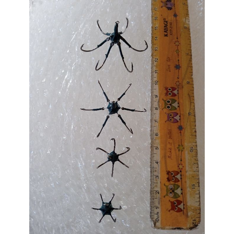 kail garong/rampang senggol bacok  lilit 6 mata kail