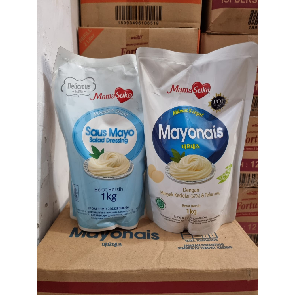 

Saus Mayonaise Salad Dressing Mamasuka 1kg