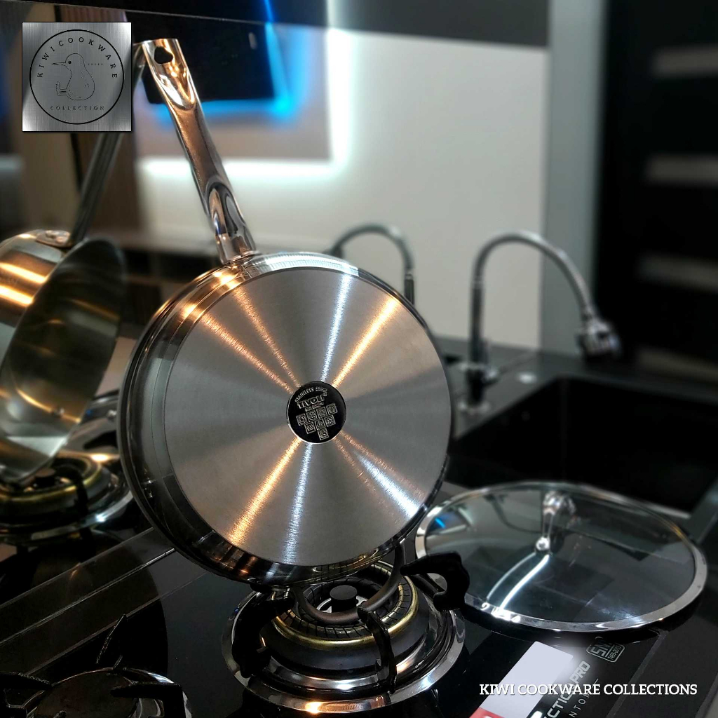 Saute Pan 28cm Panci Tutup Stainless Steel Ex Brand Tivoli Premium Tebal LS1324T LovelynaStore KiwiC