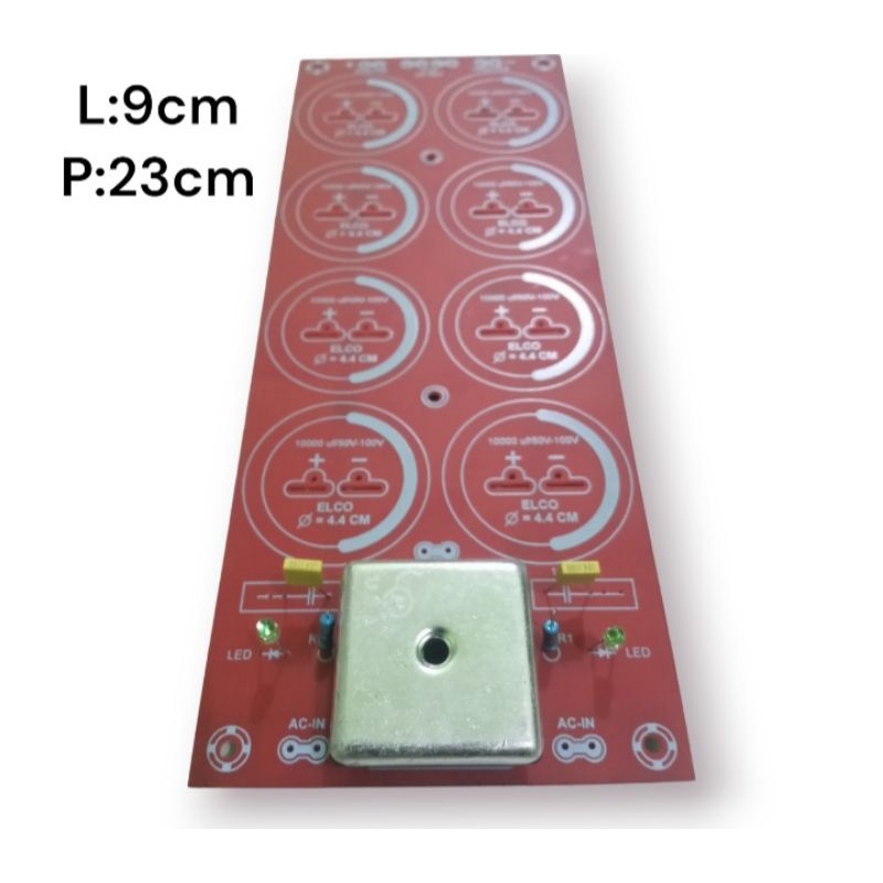 kit Pcb psu power supply 10000uf 4 ELKO 6 ELKO 8 ELKO dioda 35A USA