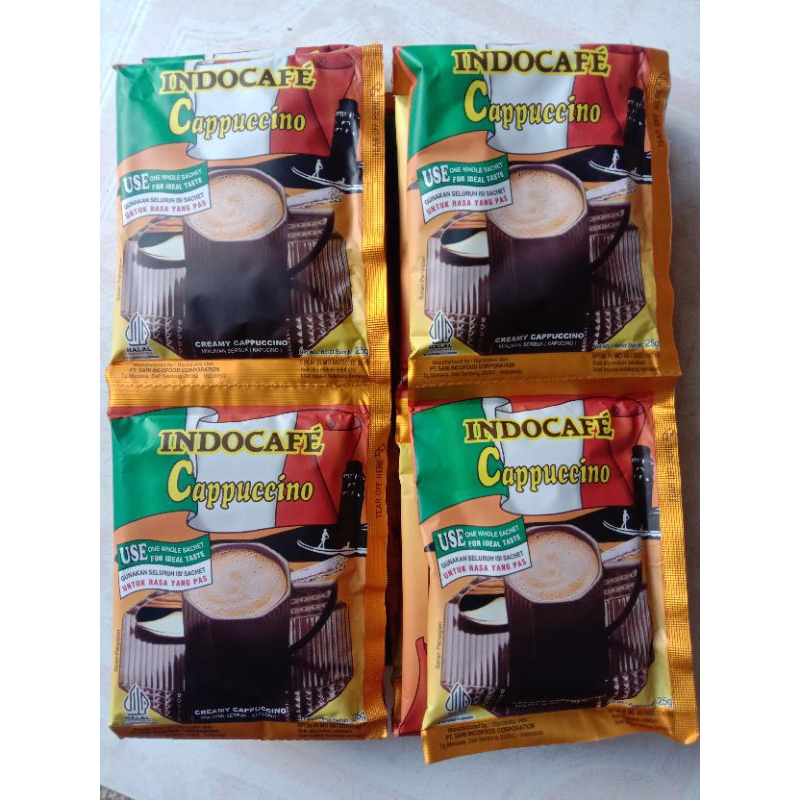 

INDOCAFE CAPPUCCINO 1 RENCENG ISI 10 SACHET